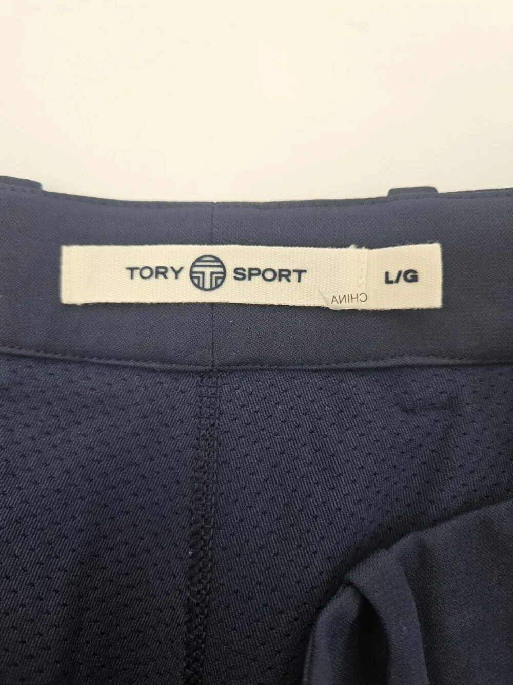 Tory Burch Sport Tech Twill Golf Skort Royal Blue Women's Size L Activewear